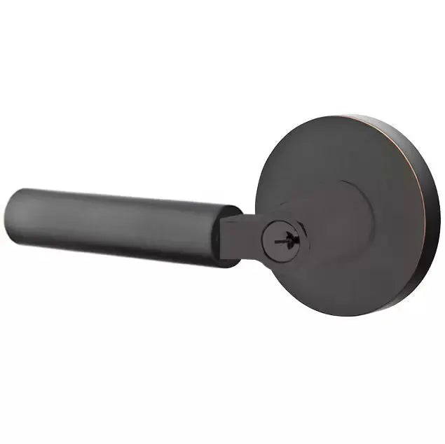 Emtek Hercules Door Lever with Disk Rose by Emtek