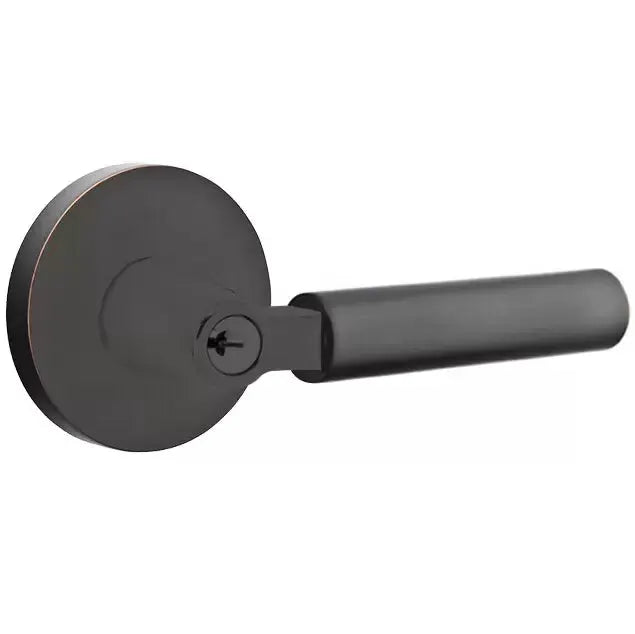 Emtek Hercules Door Lever with Disk Rose by Emtek