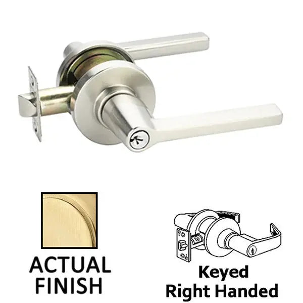 Emtek Helios Door Lever with Disk Rose by Emtek