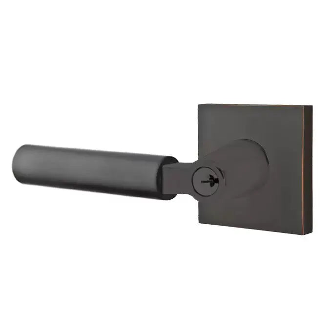 Emtek Hercules Door Lever with Square Rose by Emtek