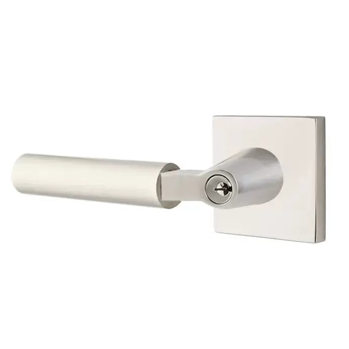 Emtek Hercules Door Lever with Square Rose by Emtek