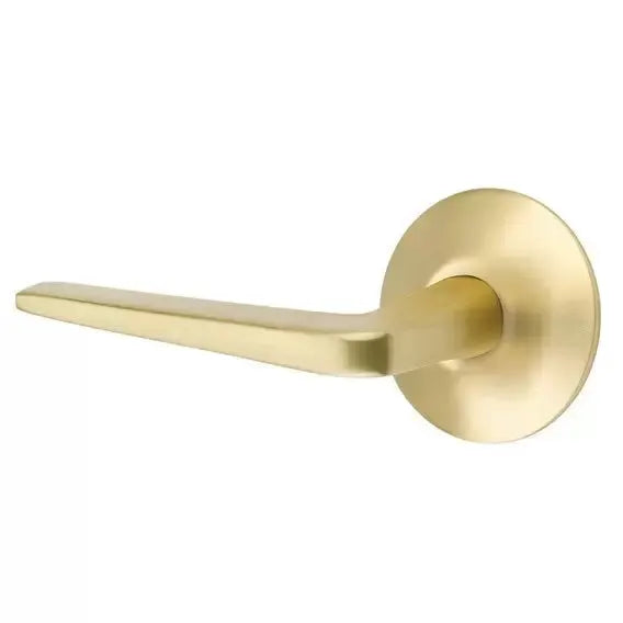 Emtek Athena Door Lever with Modern Rose by Emtek