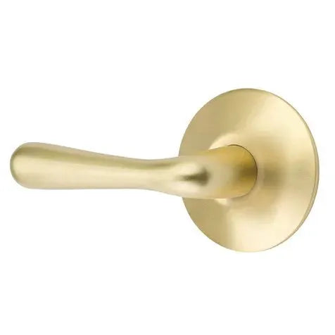 Emtek Basel Door Lever with Modern Rose by Emtek