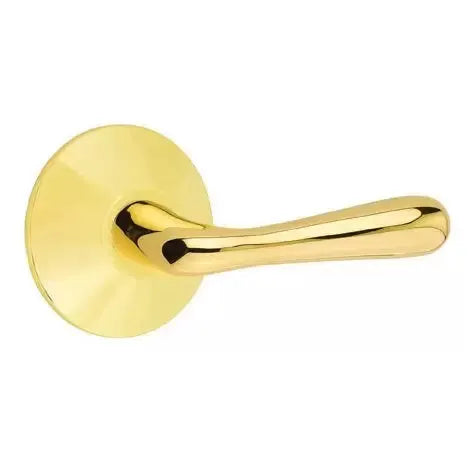 Emtek Basel Door Lever with Modern Rose by Emtek