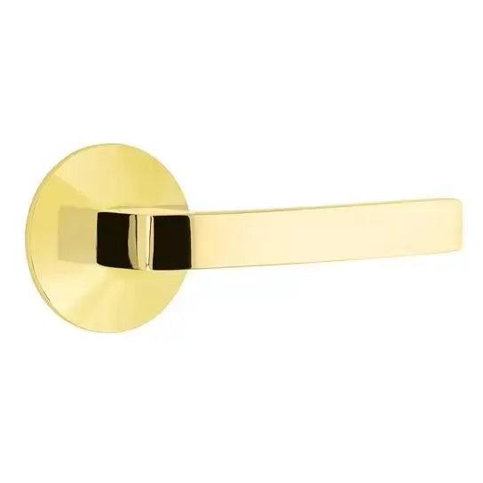 Emtek Breslin Lever with Modern Rose by Emtek
