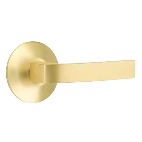 Emtek Breslin Lever with Modern Rose by Emtek