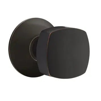 Emtek Freestone Door Knob with Modern Rose by Emtek