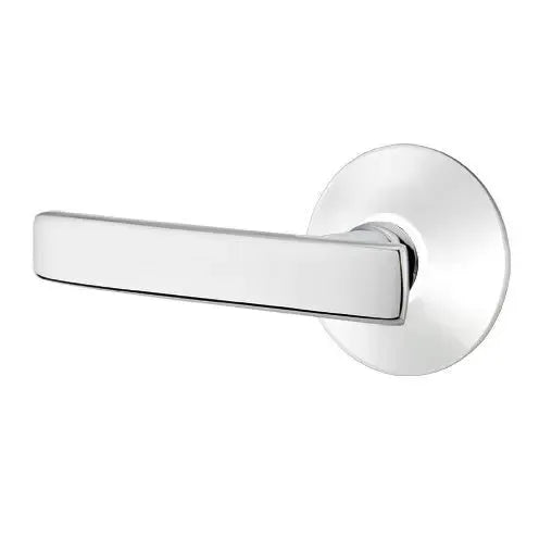 Emtek Geneva Door Lever with Modern Rose by Emtek