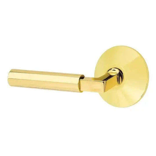 Emtek Hercules Door Lever with Modern Rose by Emtek