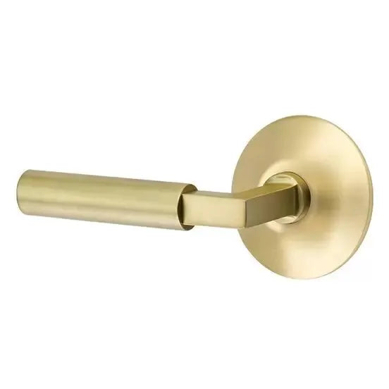Emtek Hercules Door Lever with Modern Rose by Emtek