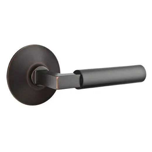 Emtek Hercules Door Lever with Modern Rose by Emtek
