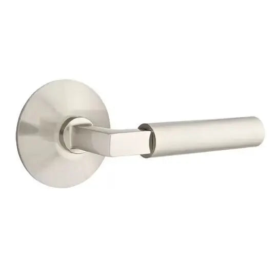 Emtek Hercules Door Lever with Modern Rose by Emtek