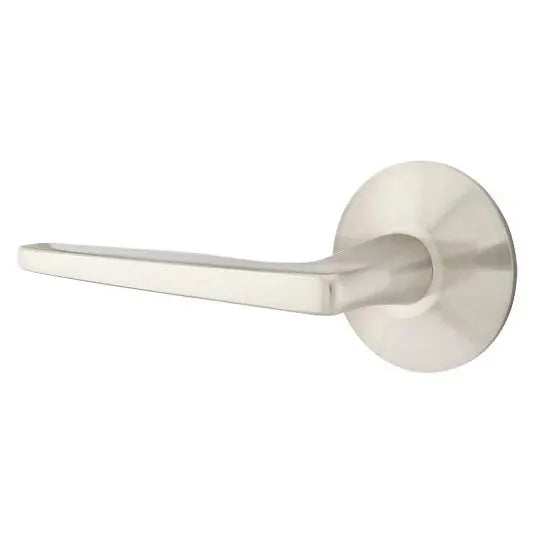 Emtek Hermes Door Lever with Modern Rose by Emtek