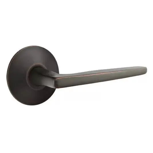 Emtek Hermes Door Lever with Modern Rose by Emtek