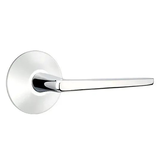 Emtek Hermes Door Lever with Modern Rose by Emtek
