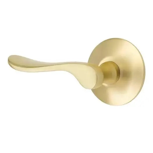 Emtek Luzern Door Lever with Modern Rose by Emtek