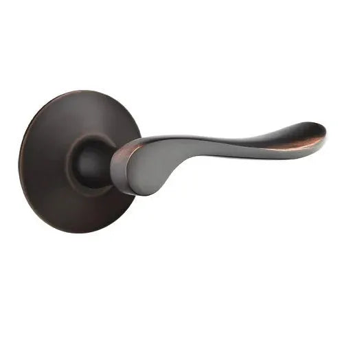Emtek Luzern Door Lever with Modern Rose by Emtek
