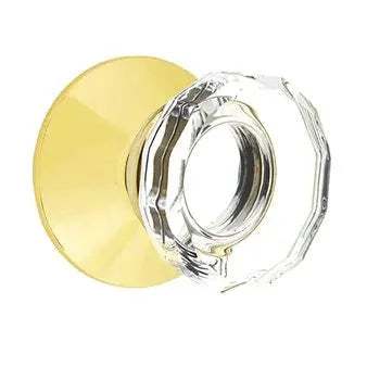Emtek Lowell Door Knob with Modern Rose by Emtek