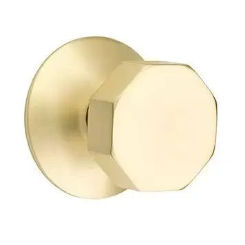 Emtek Octagon Door Knob and Modern Rose by Emtek