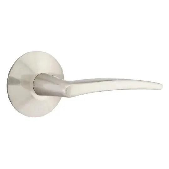 Emtek Poseidon Door Lever with Modern Rose by Emtek