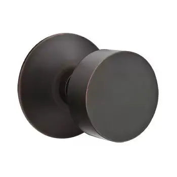 Emtek Round Door Knob with Modern Rose by Emtek