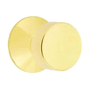 Emtek Round Door Knob with Modern Rose by Emtek