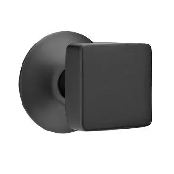 Emtek Square Door Knob and Modern Rose by Emtek