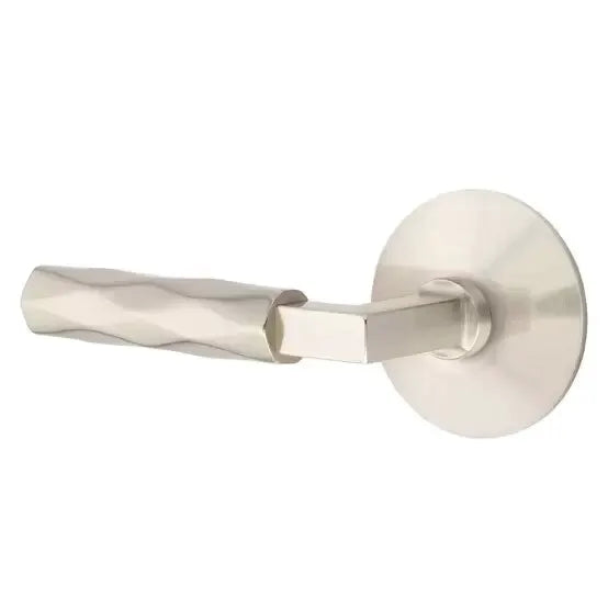 Emtek Tribeca Lever with L-Square Stem and Modern Rose by Emtek