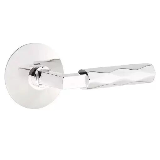 polished chrome lever