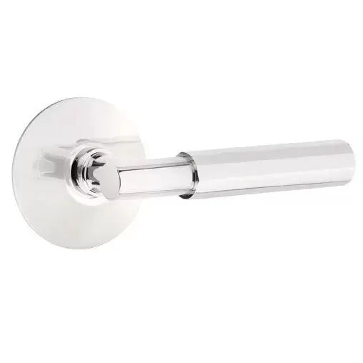 polished chrome lever