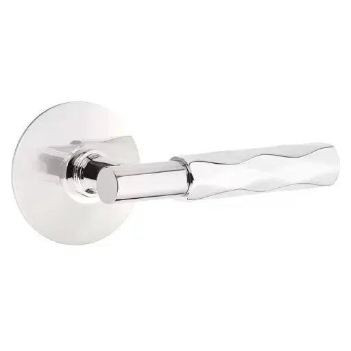 polished chrome lever