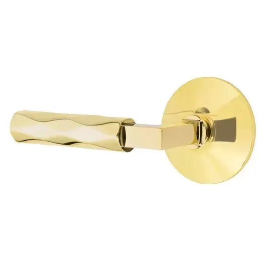 Emtek Tribeca Lever with L-Square Stem and Modern Rose by Emtek
