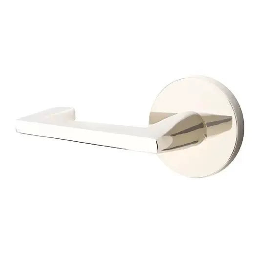 Emtek Right Handed Argos Door Lever with Disk Rose by Emtek
