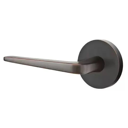 Emtek Athena Door Lever with Disk Rose by Emtek