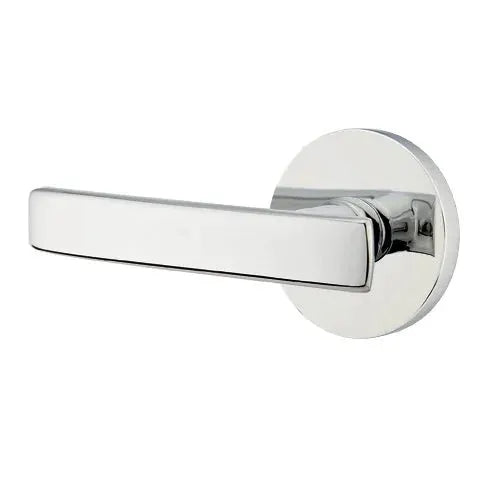 Emtek Geneva Door Lever with Disk Rose by Emtek