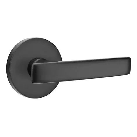 Emtek Geneva Door Lever with Disk Rose by Emtek