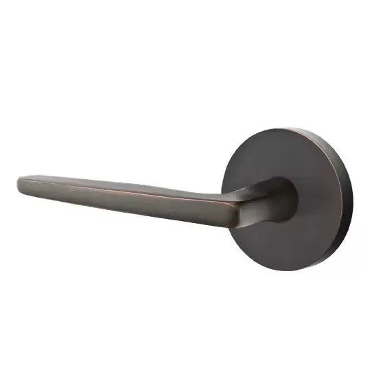 Emtek Hermes Door Lever with Disk Rose by Emtek