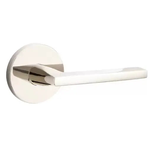 Emtek Helios Door Lever with Disk Rose by Emtek