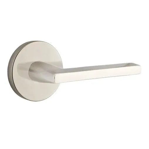 Emtek Helios Door Lever with Disk Rose by Emtek