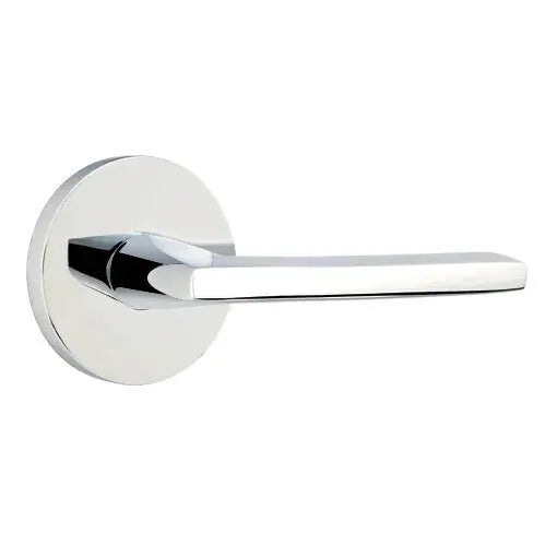 Emtek Helios Door Lever with Disk Rose by Emtek