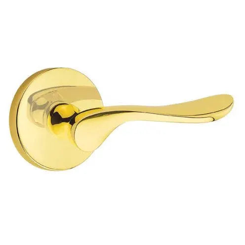 Emtek Luzern Door Lever with Disk Rose by Emtek