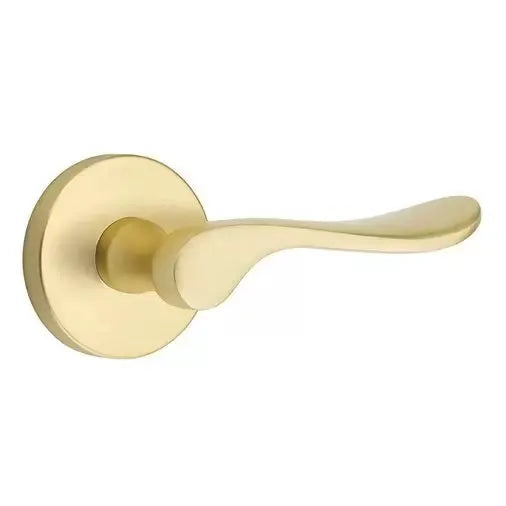 Emtek Luzern Door Lever with Disk Rose by Emtek