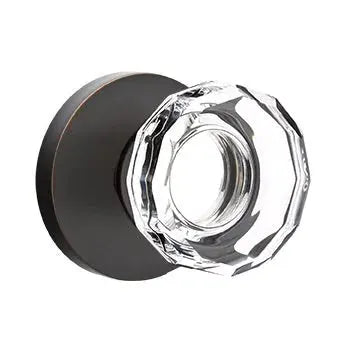 Emtek Lowell Door Knob with Disk Rose by Emtek