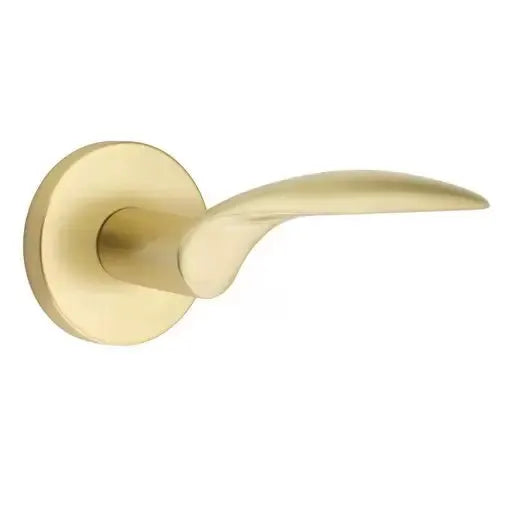 Emtek Mercury Door Lever with Disk Rose by Emtek