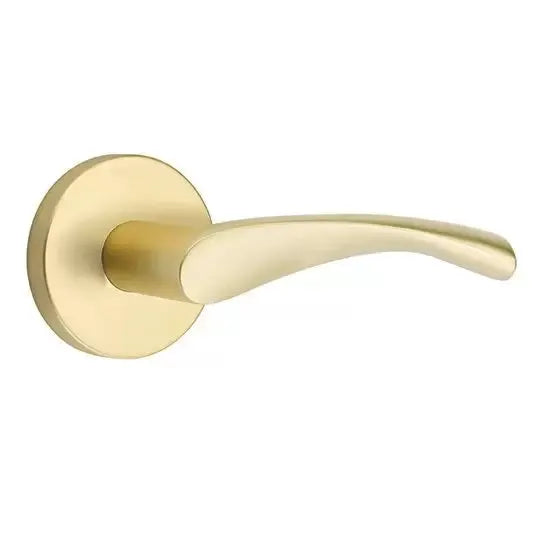 Emtek Triton Door Lever with Disk Rose by Emtek