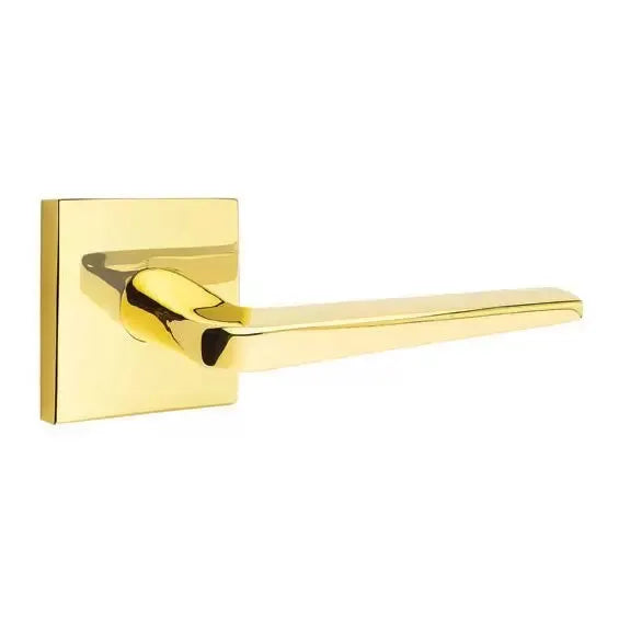 Emtek Athena Door Lever with Square Rose by Emtek
