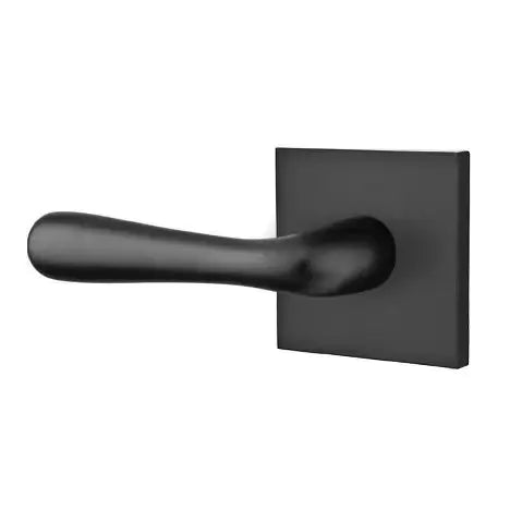 Emtek Basel Door Lever with Square Rose by Emtek