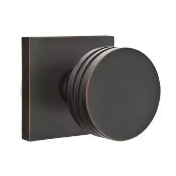 Emtek Bern Door Knob and Square Rose by Emtek