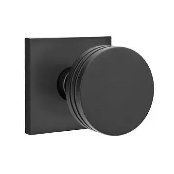 Emtek Bern Door Knob and Square Rose by Emtek