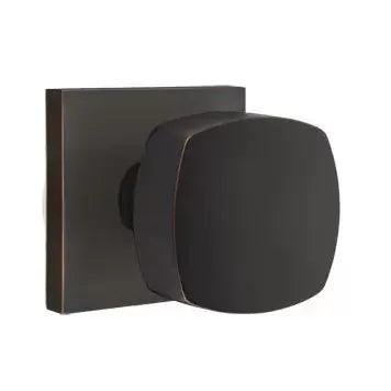 Emtek Freestone Door Knob and Square Rose by Emtek